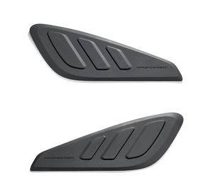 Harley-Davidson Accessories Tank Knee Pad Kit, Black Rubber