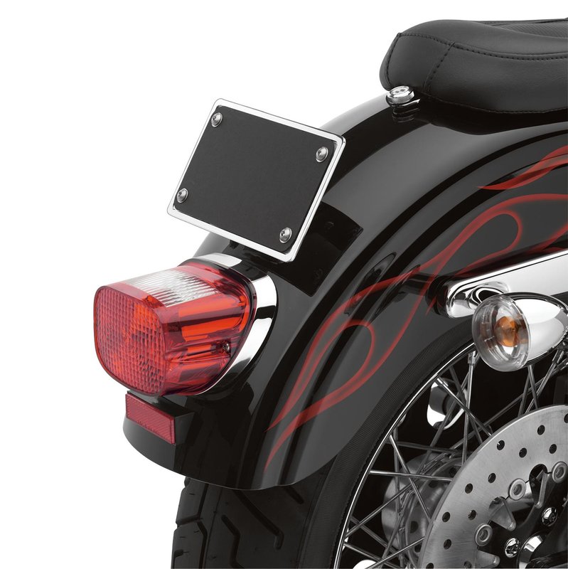 Harley-Davidson Accessories Layback Licence Plate Mount, Chrome