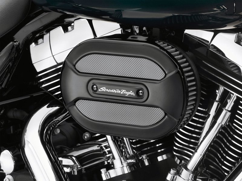 Harley-Davidson Accessories Screamin' Eagle Ventilator Elite Air Cleaner Cover, Black