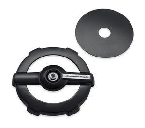 Harley-Davidson Accessories Screamin' Eagle Ratchet Air Cleaner Cover, Black