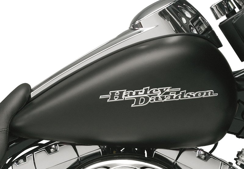 Harley-Davidson Accessories Tank Medallion, left.