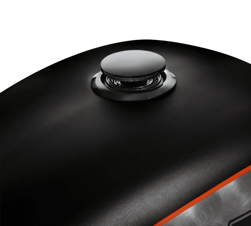 Harley-Davidson Accessories Emphasise the long, lean look of the fuel tank with this original Harley-Davidson flush mount fuel cap. The kit offers a pop-up filler design that replaces the original equipment twist-on fuel cap; a simple push and the filler cap pops up to provide ample grip, even while wearing gloves. Easy to install, the cap assembly screws into position and the self-adhesive decorative ring finishes the look. The complete kit includes a screw-in mount, pop-up cap and matching trim ring.