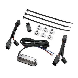 Harley-Davidson Accessories Air Foil Luggage Rack LED Light Kit, Smoke