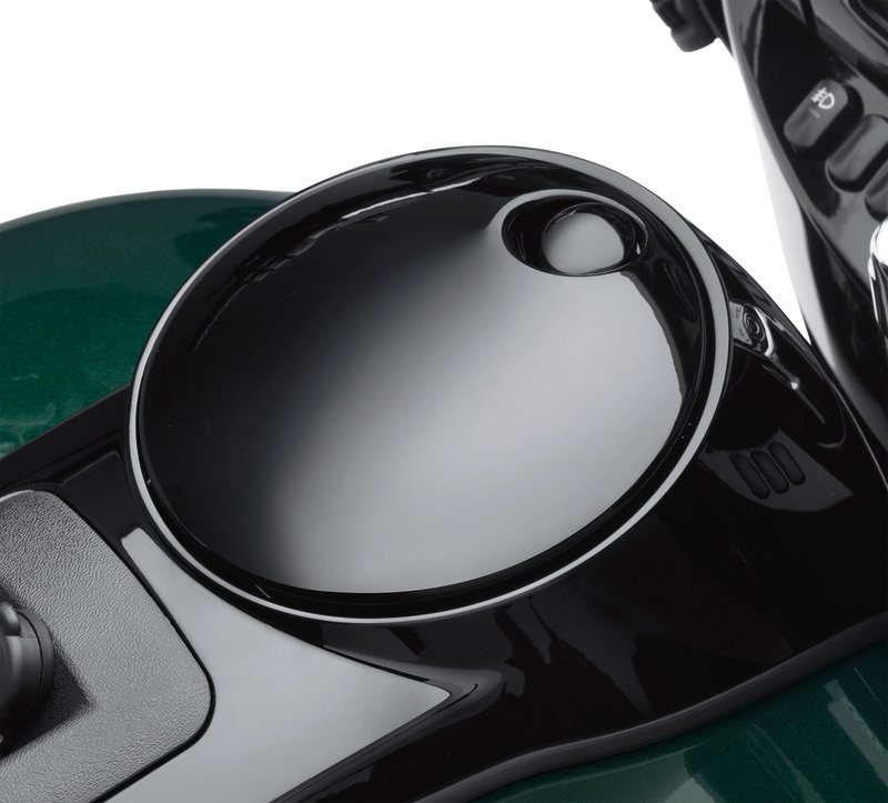 Harley-Davidson Accessories Add stop-and-go speed at the fuel pump. There's no more digging in your pocket for the key, and the large button is easy to operate while wearing gloves.