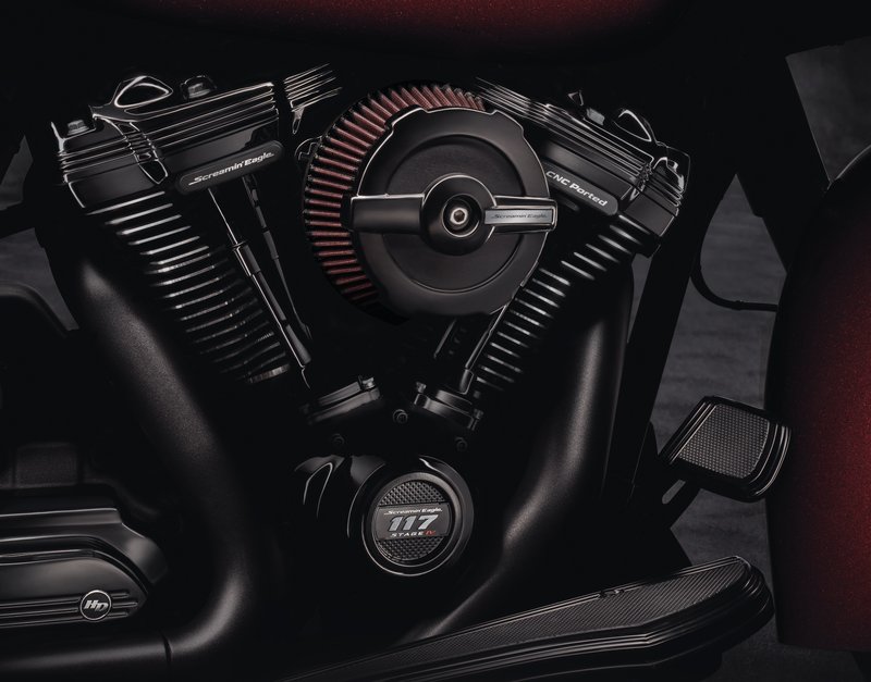 Harley-Davidson Accessories This Stage IV Kit was developed to deliver maximum horsepower from the Milwaukee-Eight engine - all the way to the redline. The system-matched combination of larger displacement cylinders, free flowing CNC-Ported cylinder heads and a cam with the highest available valve lift are the starting point to building the perfect engine for the performance junkie. Designed for a high level of flexibility, this package is ideal for riders who like to comfortably cruise at lower rpm but still have plenty of arm-pulling acceleration when you whack the throttle. Kit includes CNC Ported Cylinder Heads with Performance Valve Springs, 64mm Throttle Body, High Flow Injectors (5.5g/s), 4.075" Bolt-On Cylinders, Forged 11:1 High Compression Aluminum Coated Pistons and Rings, SE8-515 Cam, Cam Bearing Upgrade, High Performance Tappets, Multi-layer Coated Head Gaskets, High Capacity Clutch Springs (1200N) and most necessary gaskets and seals. Increases power by up to 40% when compared to the Original Equipment engine configurations. Delivers increased response throughout the entire RPM range. Maintains flat torque curve from cruising RPM to redline. Can be installed without removing the engine from the chassis. Retains Original Equipment Factory Warranty. 50-State U.S. EPA compliant. Includes Screamin' Eagle Cylinder Heads with Performance Valve Springs, Throttle Body, High Flow Injectors, Bolt-On Cylinders, Pistons, Piston Rings, Cam, Cam Bearings, Tappets, Head Gaskets, Top End, Cylinder Base and Cam Cover Gaskets, and Clutch Springs.