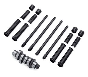 Harley-Davidson Accessories This kit was developed for the budget minded rider who wants to experience an adrenalin-pumping burst of speed on the way to the red line. The additional power starts to build at 3000 RPM and increases by up to 24% at the red line. When riding aggressively, you must downshift to lower gears to keep the engine in the higher RPM range. Ideal for riders looking for excitement and willing to ride in the upper RPM range. Produces greater acceleration in the mid and upper RPM range. Minimally invasive, requiring only the opening of the cam chest. Retains Original Equipment Factory Warranty. Includes covers in gloss black. Stage II Upgrade.