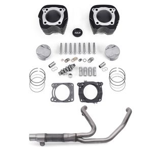 Harley-Davidson Accessories This Stage III kit has been developed for the rider looking for a solid seat of the pants increase you can feel every time you roll on the throttle. The bump up in displacement and compression deliver a significant increase in torque and power over stock, all the while restoring the sensation of riding solo when you're loaded down. Delivers up to 13% more torque and increases power by up to 15% when compared to the Original Equipment 114CI engine configuration. Delivers increased throttle response throughout the entire RPM range. Produces flexible roll-on passing power without a required downshift. Delivers excellent stop-light to freeway speed on-ramp acceleration. Retains Original Equipment Factory Warranty. Includes 4.155" Big Bore Bolt-On Cylinders, Forged 11.0:1 High Compression Pistons and Rings, SE8-447 Torque Cam, High Capacity Tappets, High Performance Cam Bearing, Stage III Timer Cover & Insert. Includes Multi-Layer Coated Head Gaskets, Cylinder Base and Cam Cover Gaskets, most necessary gaskets and seals. Pending 49-State U.S. EPA compliant.