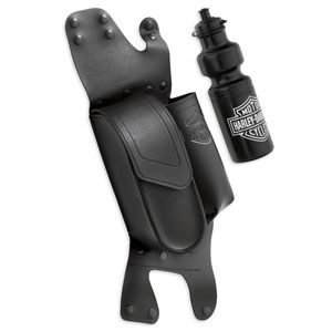 Harley-Davidson Accessories Saddlebag Guard Bag with Water Bottle Holder, Left