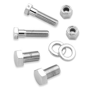 Harley-Davidson Accessories Engine Guard Footpeg Mount Hardware Kit, Chrome