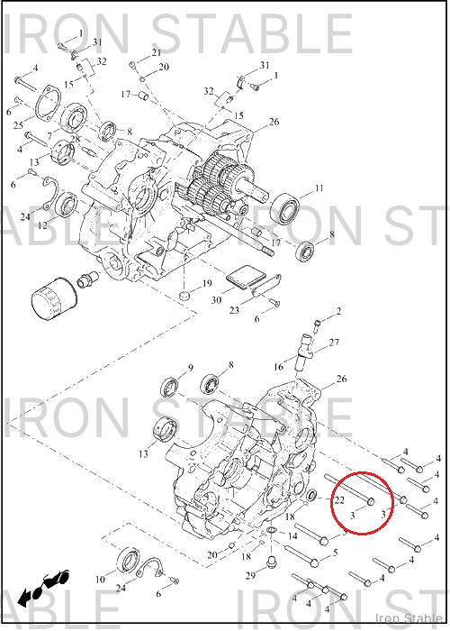 Harley-Davidson Screw, X