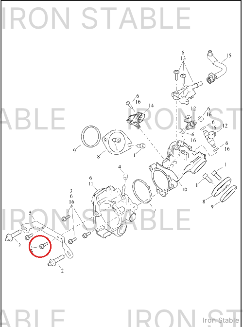 Harley-Davidson Screw, Flange, Allen Hd, M6x1x18