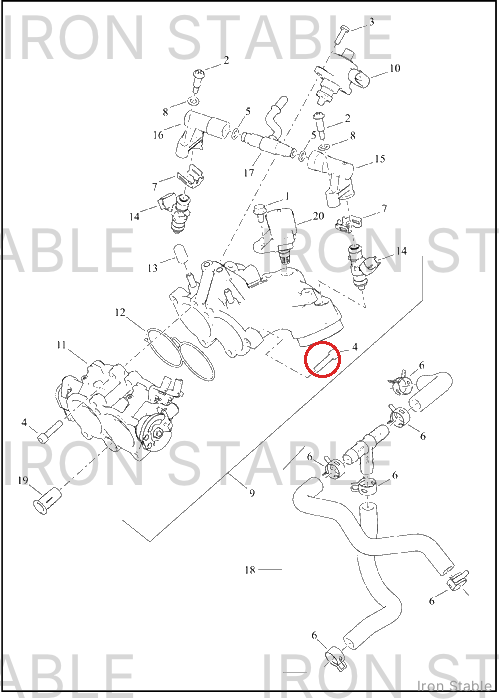 Harley-Davidson Screw, M6x25