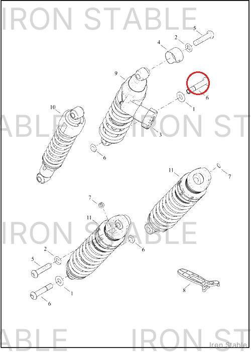 Harley-Davidson Kit, Scr, With Nut 1/2-20