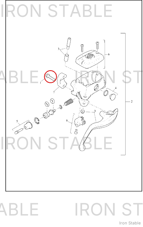 Harley-Davidson Screw, M6x30