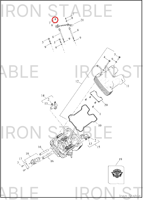 Harley-Davidson Screw, M4x12