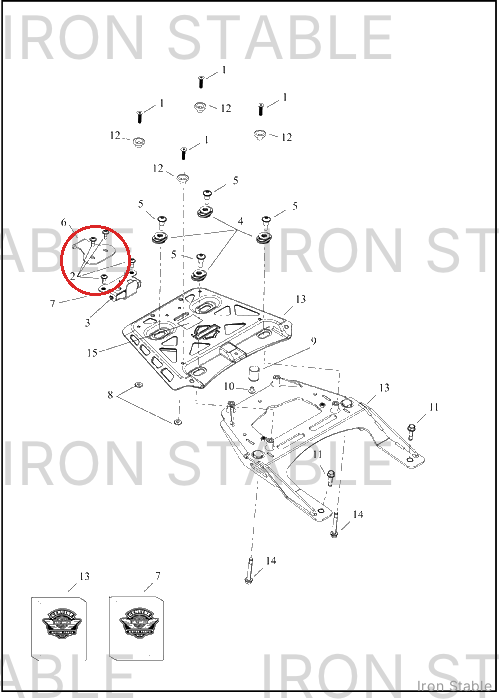 Harley-Davidson Screw, Socket, Flange, Button Hd