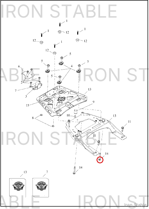 Harley-Davidson Screw, Hex, Flange