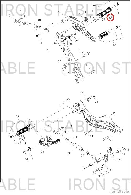 Harley-Davidson Screw, 8-32x0.25 Btn Hd