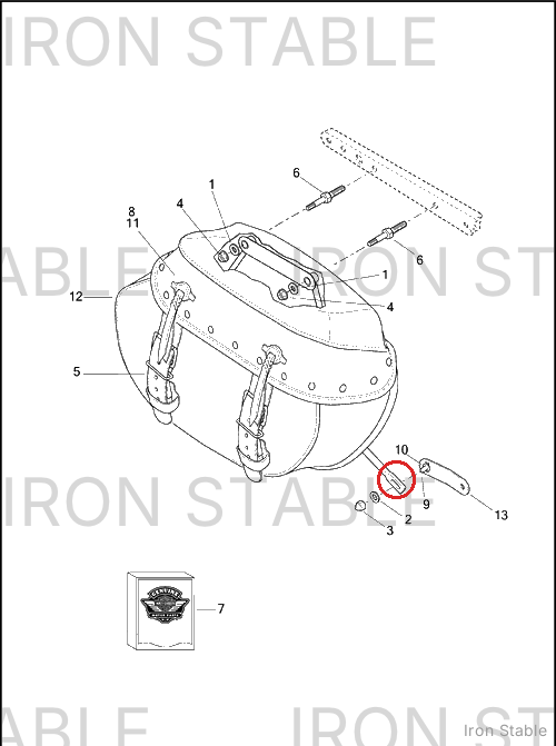 Harley-Davidson Washer, Nylon, Retaining
