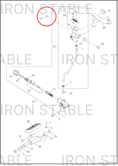 Harley-Davidson Nut, Cust, M5, Flanged, Rsvr