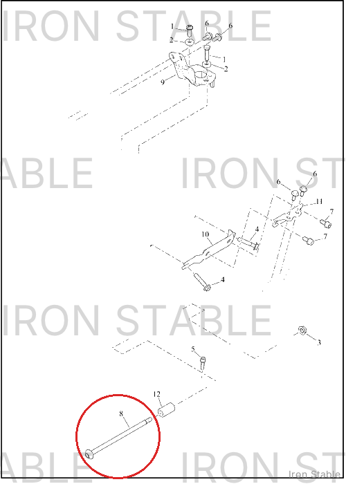 Harley-Davidson Screw, Cust, Front, Lower, Engine