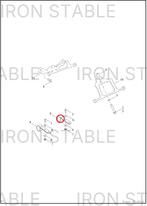 Harley-Davidson Clamp, P, 31.75mm Dia