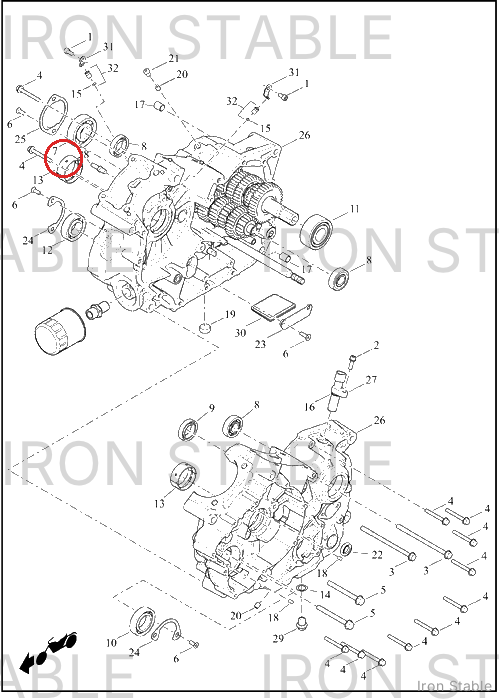 Harley-Davidson Bushing, Plain, X
