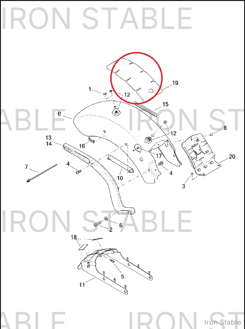 Harley-Davidson Protective Tape, Fender