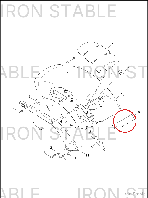 Harley-Davidson Protective Tape, Fender