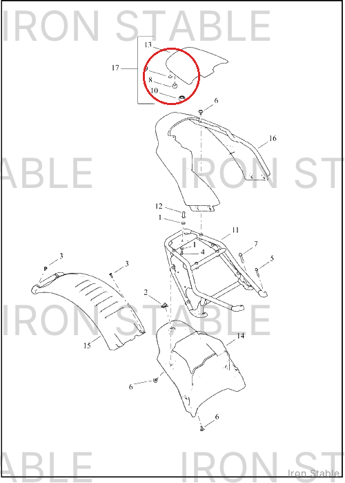 Harley-Davidson Pad, Isol, Foam