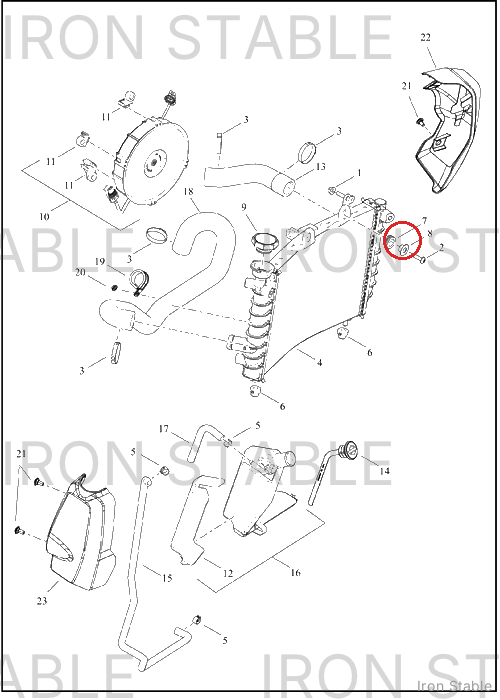 Harley-Davidson Grommet, 3mm Panel - 18mm Od 13