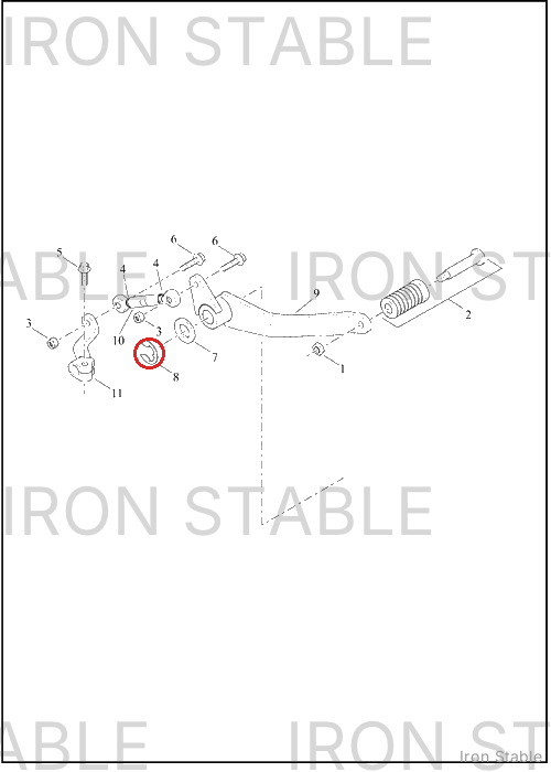 Harley-Davidson E-Clip, Brake Pin