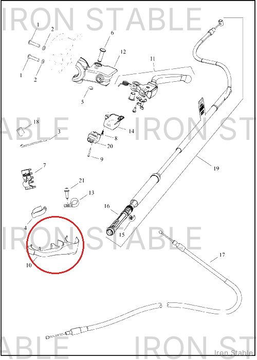 Harley-Davidson Clip, Retg, Clutch And Radiator