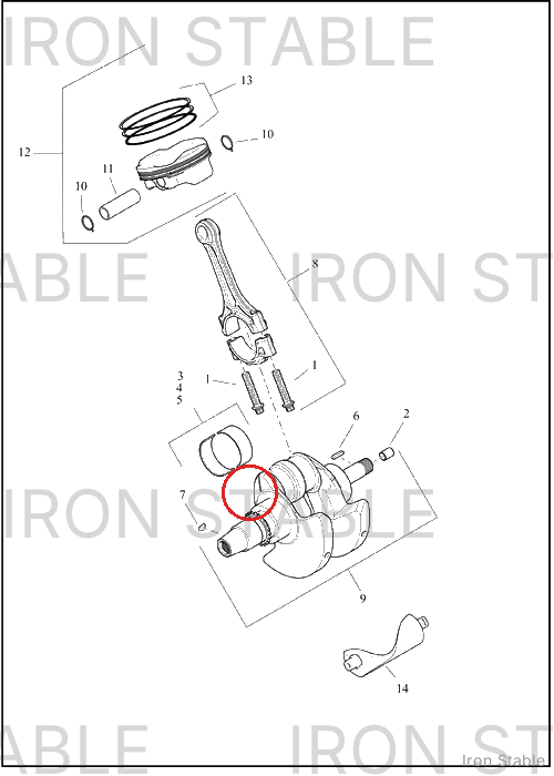 Harley-Davidson Hardware, Misc, Key, Woodruff