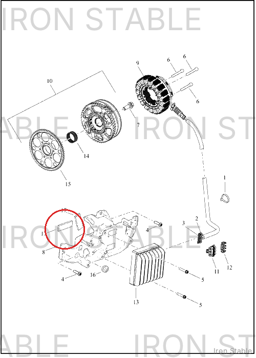 Harley-Davidson Bracket, Mounting, Voltage Regulator