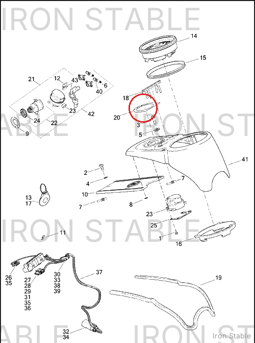 Harley-Davidson Nameplate, Ign Switch