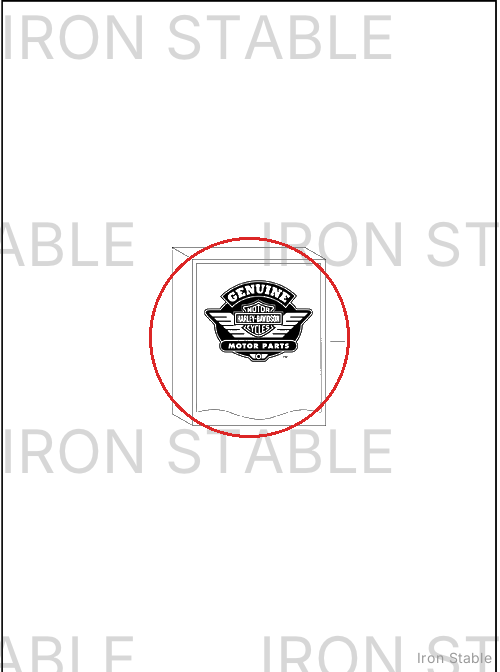 Harley-Davidson Label, Spcl Wrn, Dot 4, Brazil
