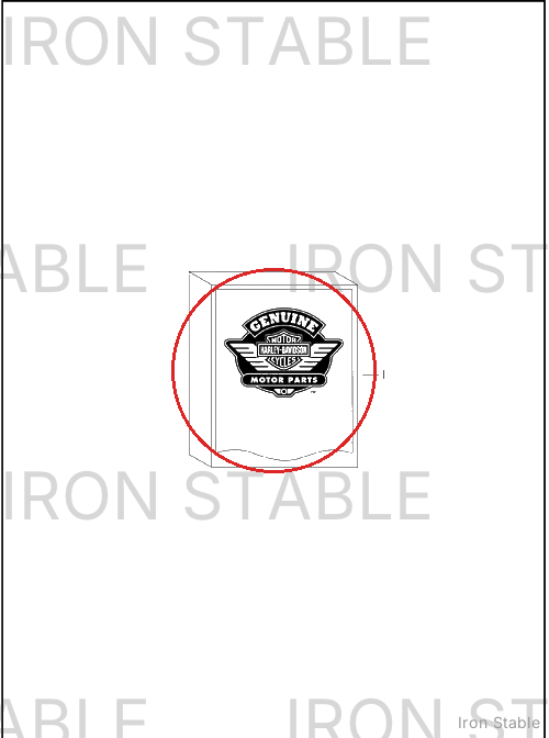 Harley-Davidson Label, Spcl Wrn, Shock, Brazil