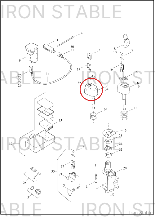 Harley-Davidson Decal, Ign Switch(Po)