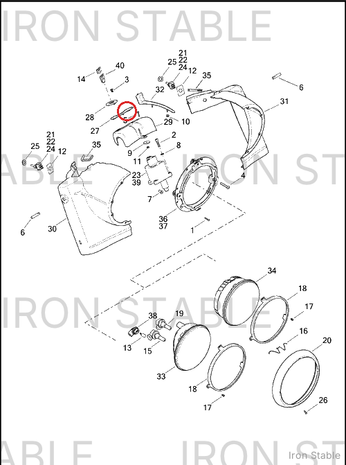 Harley-Davidson Medallion, Nacelle Cover