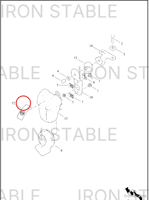 Harley-Davidson Medallion, Horn, Orn Bar & Shiel