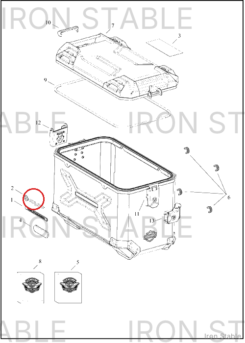 Harley-Davidson Medallion, S-Bag
