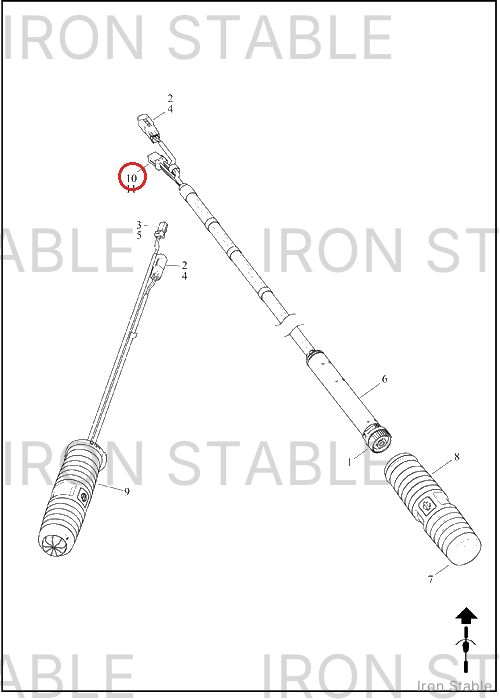 Harley-Davidson Medallion, Grip, Scchrm W/Blk Ba