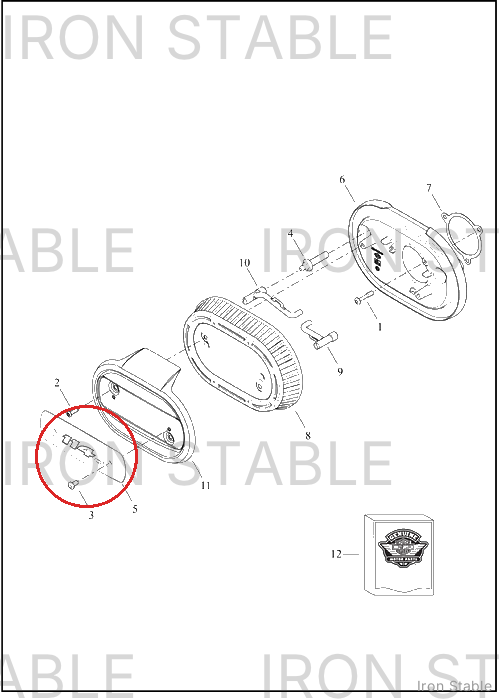 Harley-Davidson Medallion, Airclner, 114, Anv