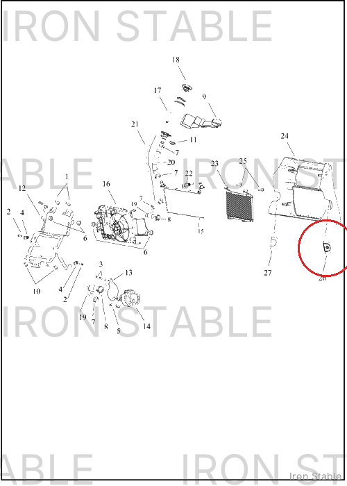 Harley-Davidson Medallion, Chin Spoiler, 131rr, R