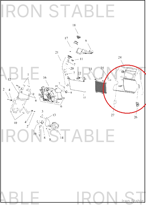 Harley-Davidson Medallion, Chin Spoiler, 131rr, L