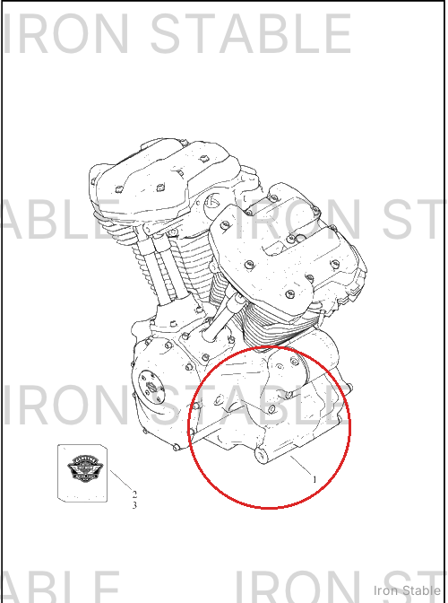 Harley-Davidson Engn Assembly, Fl, 114, Oil, B/C/C, Dsw