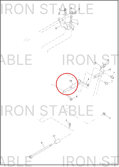 Harley-Davidson Bracket, Engn Mt, Front