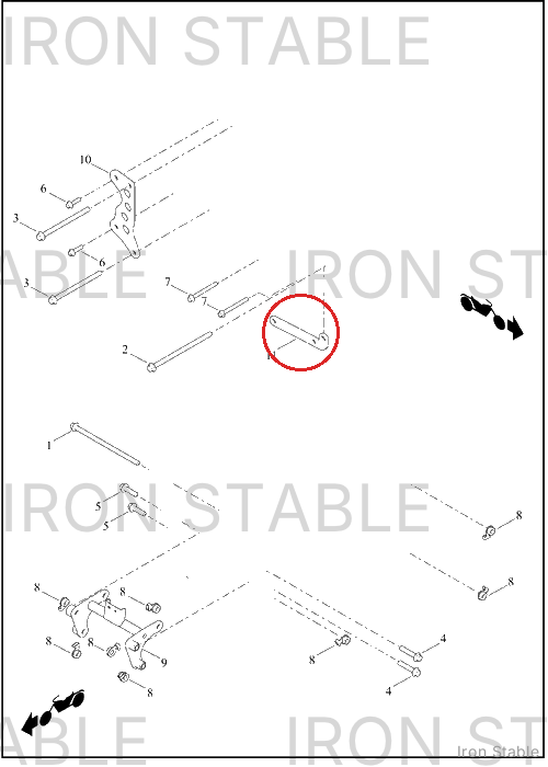 Harley-Davidson Bracket, Engn Mt, Fr, Lower