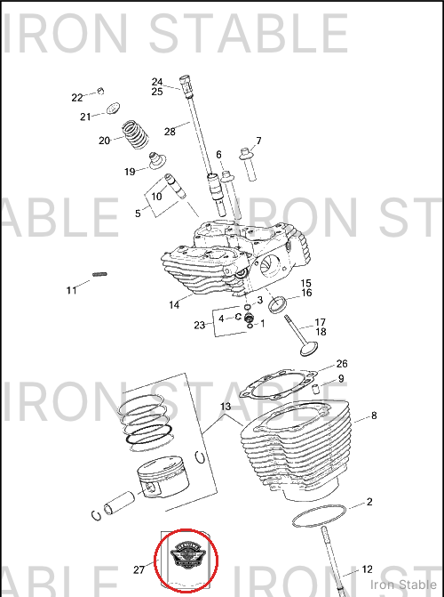 Harley-Davidson Kit-Gasket, Eng Overhaul, Pc
